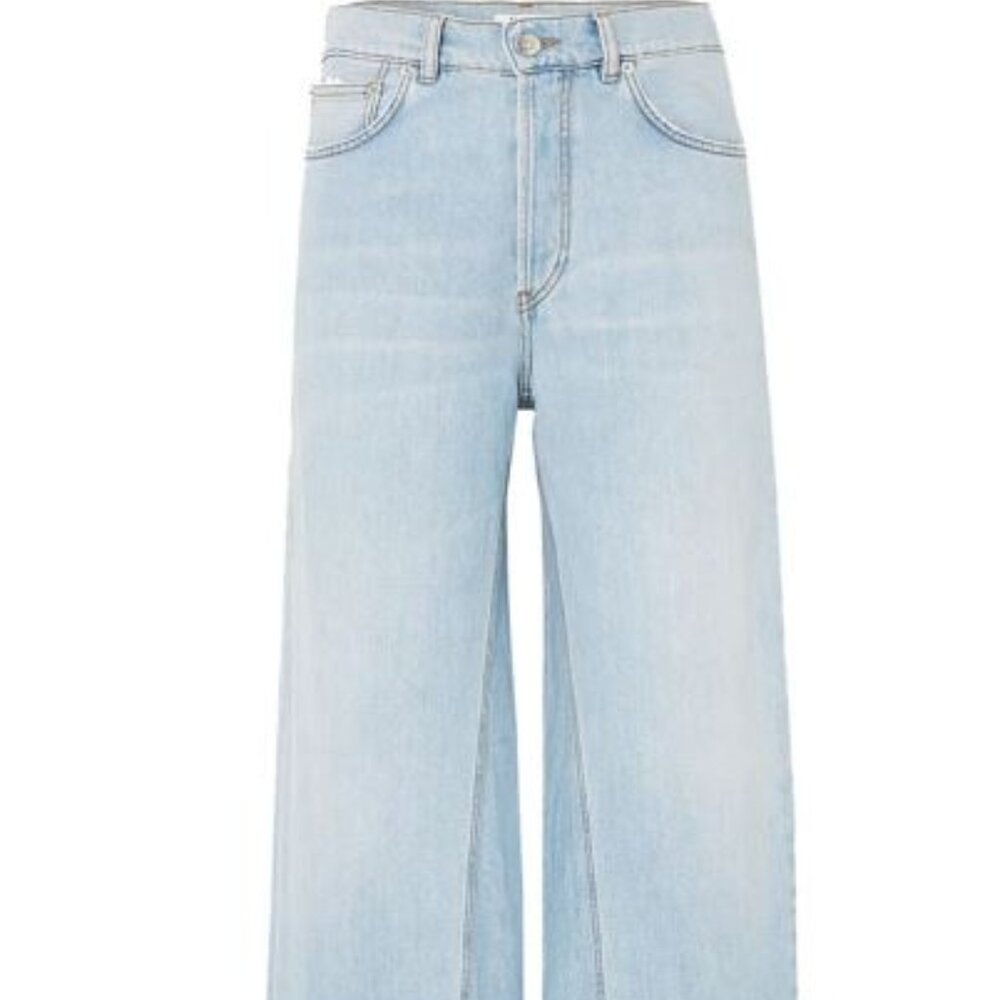 Ganni High-Rise, Wide Leg Jeans - Size 26